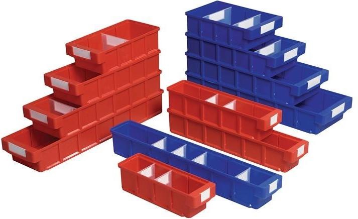 Produktbild LA-KA-PE Regalkasten VKB L500xB186xH83mm blau Polypropylen