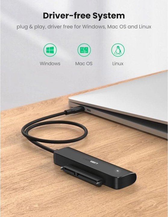 Produktbild Ugreen USB-C auf SATA 3.0 Adapter