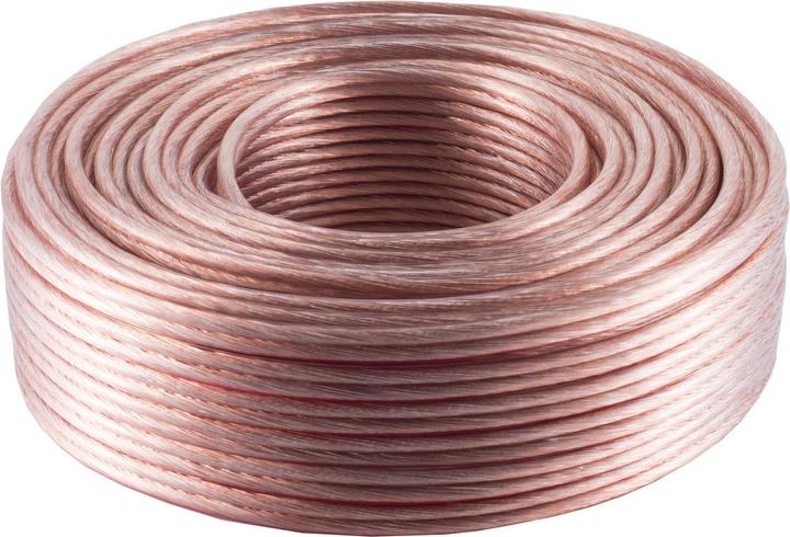 Image du produit Shiverpeaks S/CONN maximum connectivity câble haut-parleur 2,5mm² 50x0,25 CCA transparent 50m (50 m, 2.50 mm²² mm)