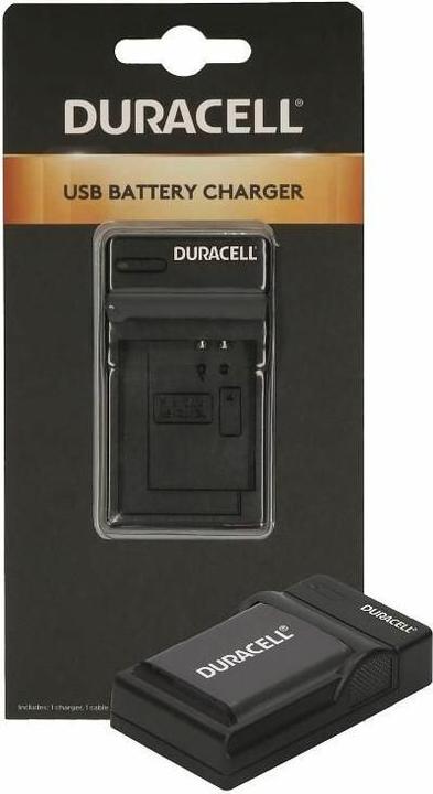Actual product image Duracell Charger with USB cable for DRNEL23/EN-EL23 (Camera battery charger)