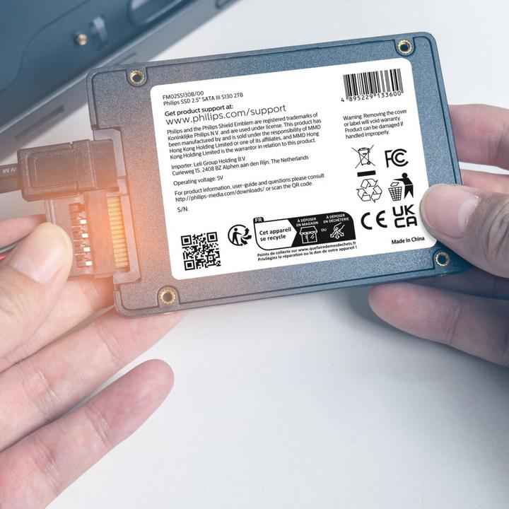 Actual product image Philips Internal SSD 2TB 2.5 SATA III S130 Ultra Speed (2000 GB, 2.5")
