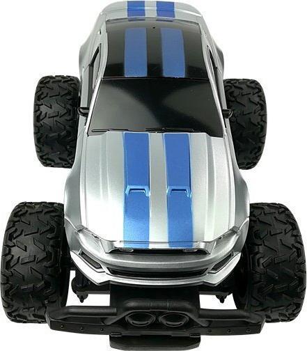 Image du produit Lean Toys Voiture télécommandée Off-Road R/C Argent High Wheels