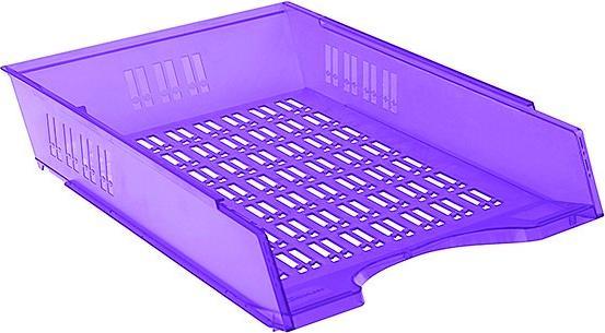 Immagine prodotto Donau Cassetto da scrivania, 370x256x70mm, traforato, viola trasparente