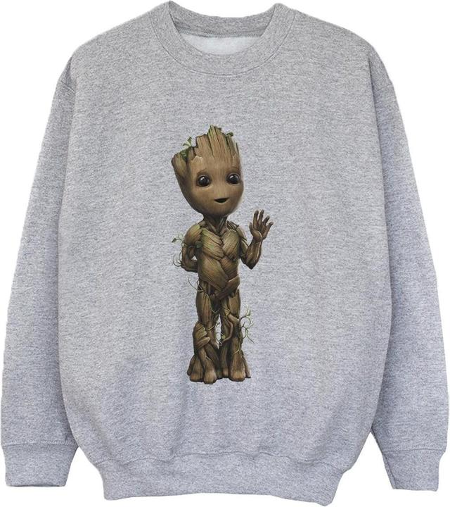 Actual product image Boys I Am Groot Wave Pose Sweatshirt (104)