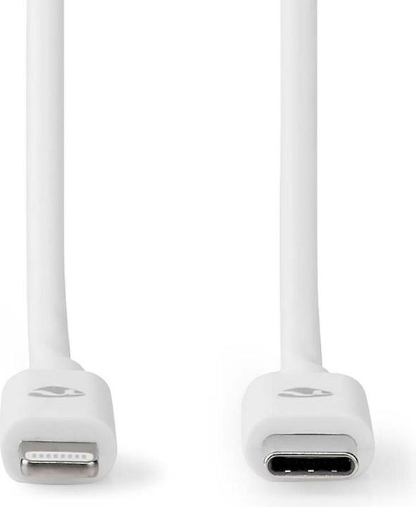 Immagine prodotto Nedis Set di 3 cavi di ricarica per iPhone, cavo Lightning, USB-C, certificato MFi, 2 m, bianco (2 m, USB 2.0, 18 W)
