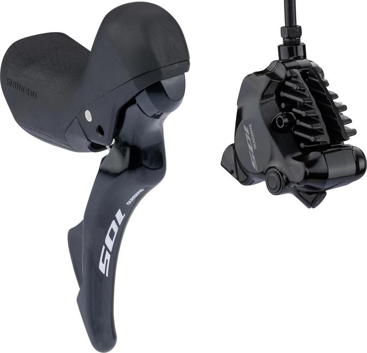 Produktbild Shimano Scheibenbremsen-Set 105 BR-R7170 mit ST-R7120 hinten schwarz (Hinterradbremse, Bremsset, 2)