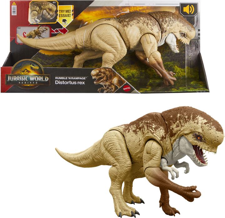 Immagine prodotto Jurassic World Rinascita Rumble N Rampage Distortus Rex