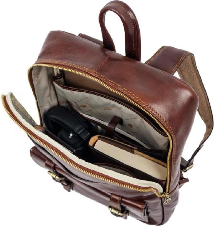 Immagine prodotto Only-Bags.Store Zaino grande in pelle marrone