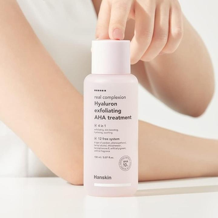 Actual product image Hanskin HANSKIN Hialuronowa kuracja złuszczająca z kwasami AHA 150ml (Cleansing scrub, 150 ml)