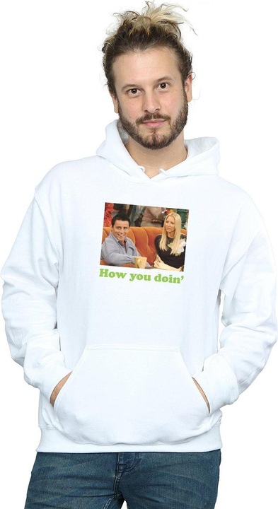 Immagine prodotto Friends How You Doin Felpa con Cappuccio Uomo (3XL)