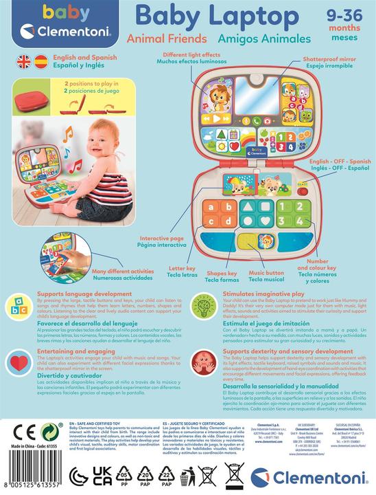 Produktbild Clementoni Baby-Laptop (Niederländisch, Französisch)