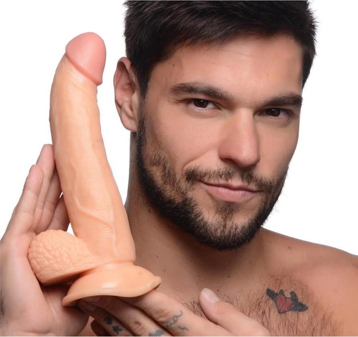 Actual product image Pop Peckers Poppin Dildo 19 cm - Beige
