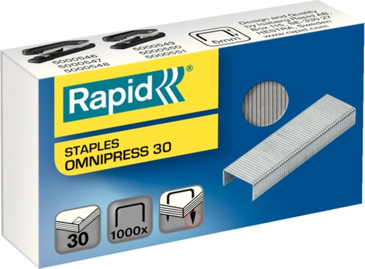 Produktbild Rapid Omnipress 30 Heftklammern (1000 x)