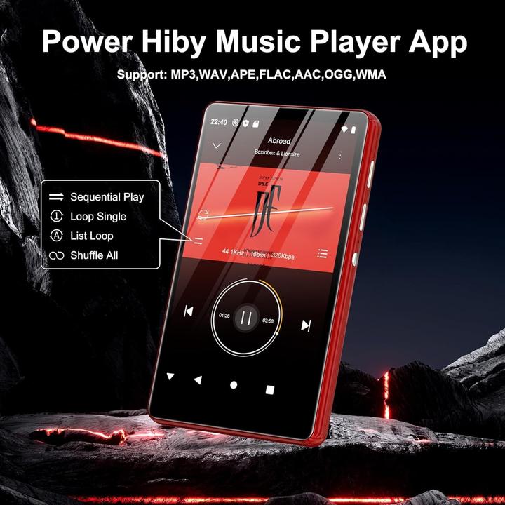 Actual product image Swofy MP3-Player mit Bluetooth & WiFi (64 GB)