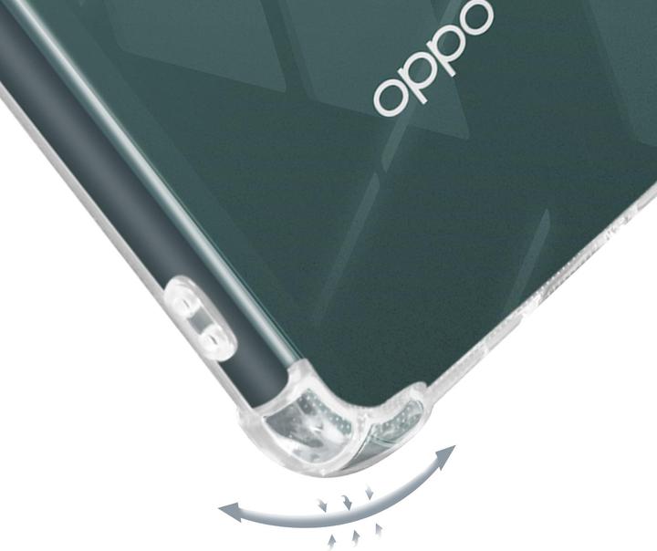 Image du produit Avizar Housse de protection pour Oppo Reno 11F Transparent avec coins Bumper (Oppo Reno 11)