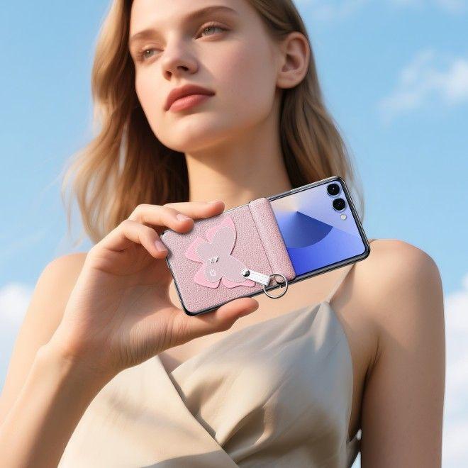 Produktbild Dux Ducis Luvy Series Leder Hardcase Hülle (Samsung Galaxy Z Flip7)