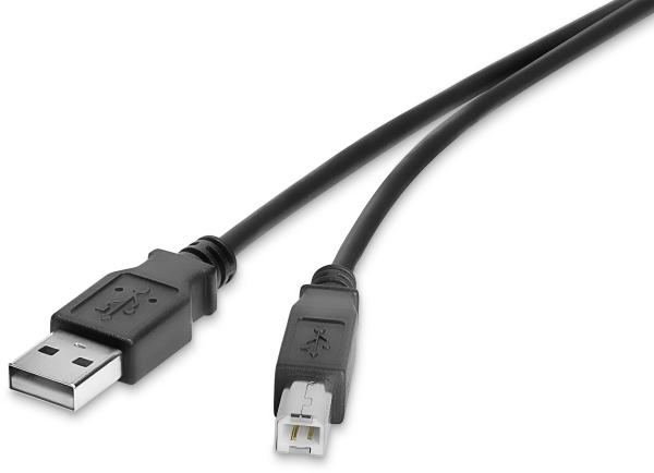 Produktbild Renkforce USB 2.0 Anschlusskabel (1x USB 2.0 Stecker A (1 m, USB 2.0, 2.50 W)