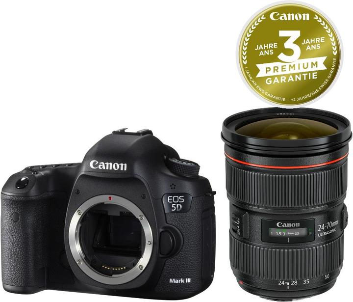 Produktbild Canon EOS 5D Mark III 24-70mm f/2.8L II USM - 3 Jahre Premium Garantie