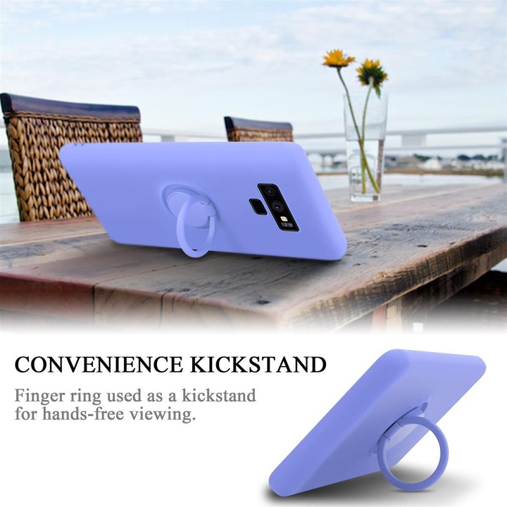 Immagine prodotto Cadorabo Custodia in silicone TPU Liquid Ring Cover (Samsung Galaxy Note 9)