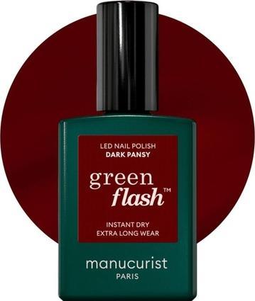 Image du produit Manucurist Green Flash vernis à ongles Dark Pansy (Dark Pansy, Vernis à ongles effet gel)
