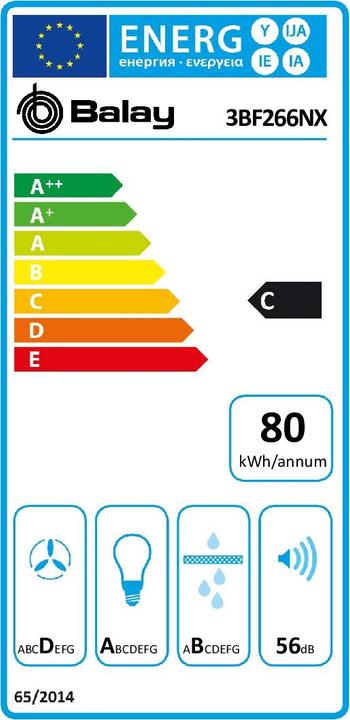 Energie-Label Balay 3BF266NX