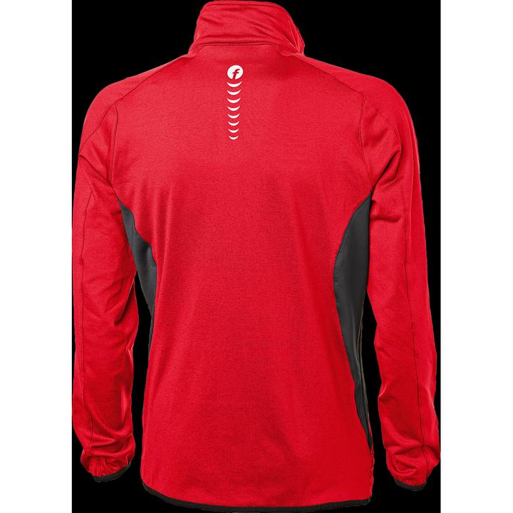 Produktbild Magni Tech-Fleecepullover rot/schwarz meliert Gr. XL Fortis Elements (XL)