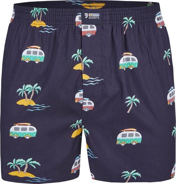 Actual product image Happy shorts Boxer Print Sets (M, pack of 3)