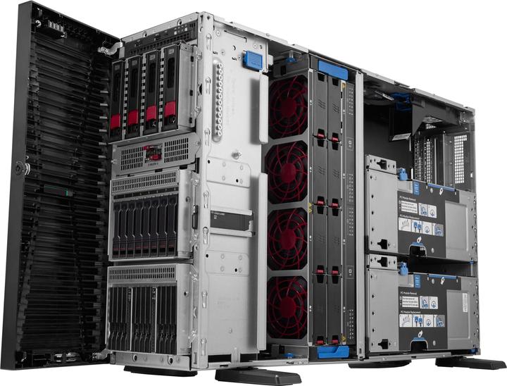 Actual product image HPE E ProLiant Compute ML350 Gen12, Intel Xeon 6515P, 16c, -R, 8SFF, MR408i-o, SSD (64 GB, Tower Server)