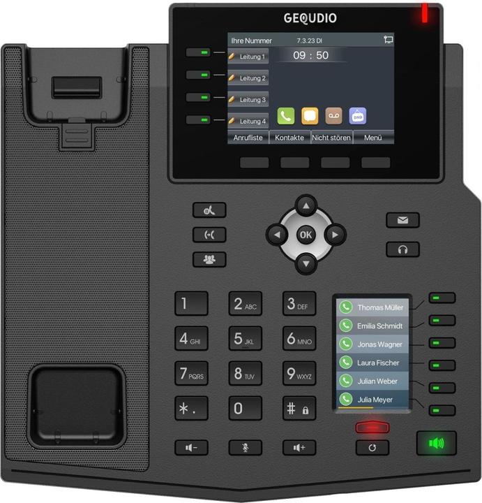 Produktbild Gequdio GX5+ IP-Telefon Set mit Netzteil & Headset