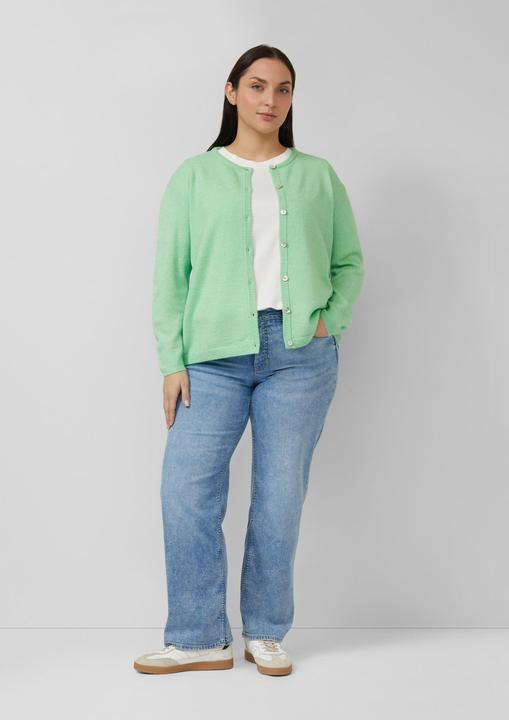 Produktbild s.Oliver Strickjacke Flauschige Baumwollmix-Strickjacke (44)