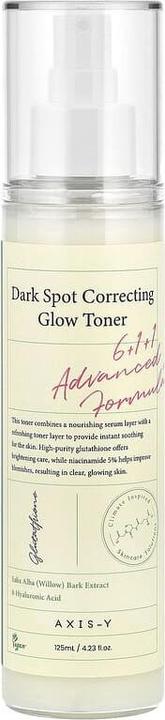 Actual product image Ilios AXIS-Y Dark Spot Correcting Glow Toner tonik wyrównujący koloryt skóry 125ml (Face toner, 125 ml)