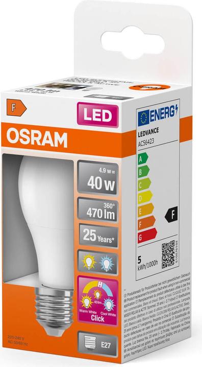 Image du produit Ledvance Ampoule LED E27 (E27, 40 lm)