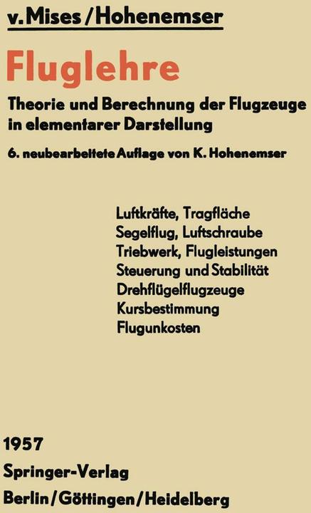 Produktbild Fluglehre (Deutsch, 2012)