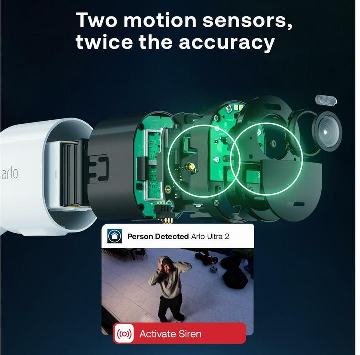 Immagine prodotto Arlo Set di 2 telecamere Ultra 2 Spotlight (3840 x 2160 pixel)