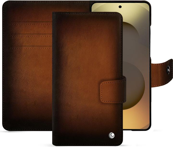 Actual product image Noreve Samsung Galaxy S26 Ultra leather wallet case (Samsung Galaxy S26 Ultra)
