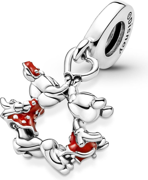 Immagine prodotto Pandora Charm Disney Mickey Mouse & Minnie Mouse che si baciano (Argento 925)