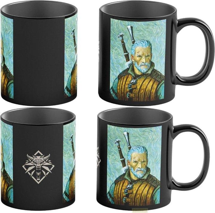 Produktbild CEN Kubek termoaktywny Good Loot Game Art Chronicles The Witcher (Wiedźmin) Geralt & Vincent van Gogh (450 ml, 1x)
