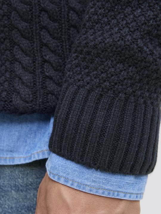 Image du produit Jack & Jones Einfarbig Strickpullover Strickpullover (M)