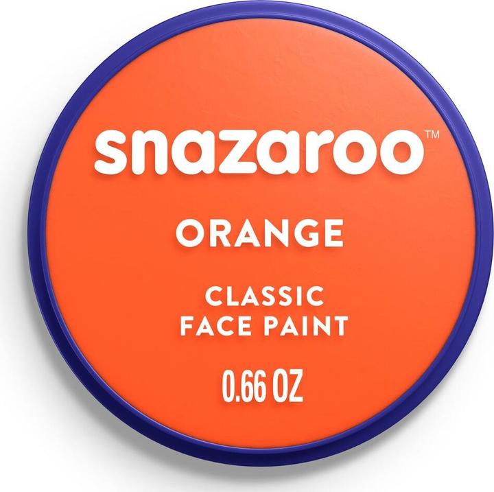 Immagine prodotto Snazaroo Blister di colori per il trucco 18 ml, arancione