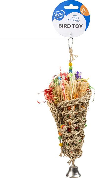 Actual product image Duvoplus + + Bird toy colourful mix 22x14x5.5cm