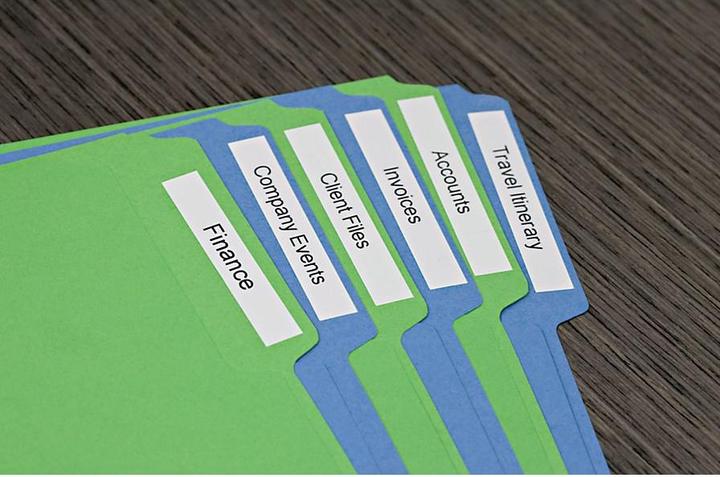 Actual product image Dymo taśma S0720680 (black on white) type D1 (0.90 cm, Black, White)