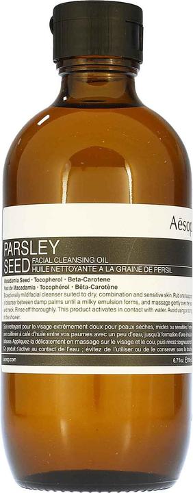 Actual product image Aesop Parsley Seed Facial Cleansing Oil (Cleansing oil, 200 ml)