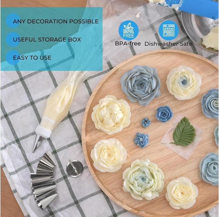 Actual product image Wenburg Spritztülle - Set, 75-tlg (Piping bag set)