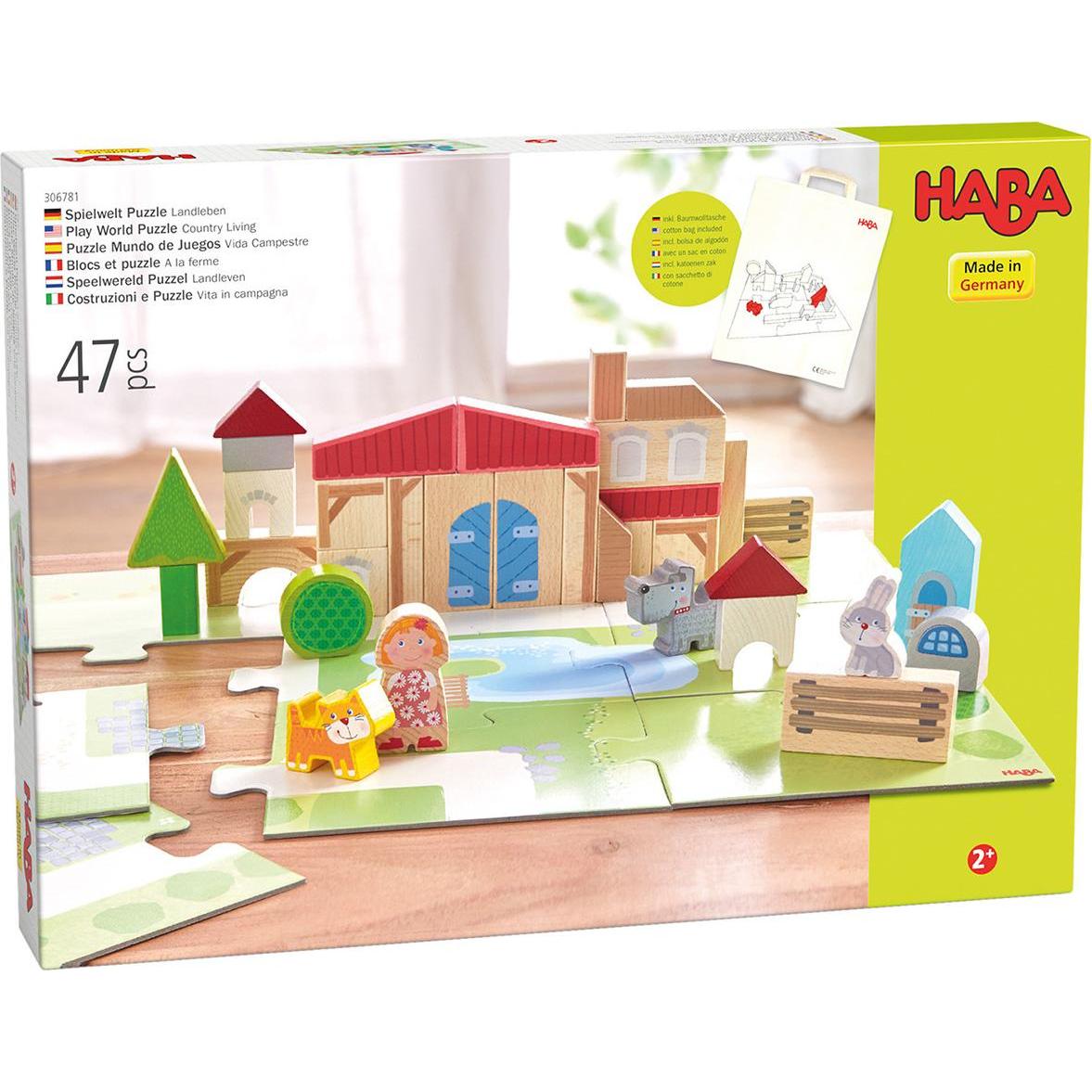 Thumbnail - Haba Spielwelt Puzzle Landleben (47 Teile)
