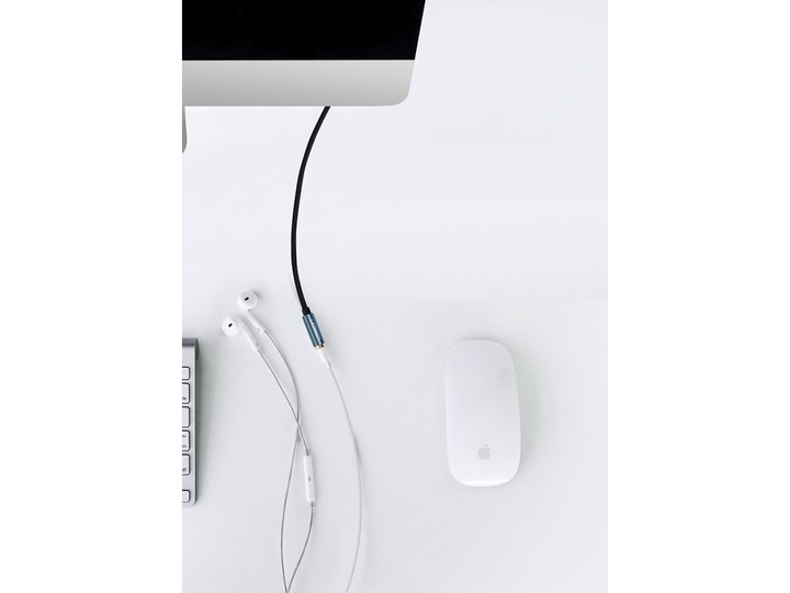 Productafbeelding Ugreen Audio AUX jack hoofdtelefoon verlengkabel 4-pin (1 m, 3,5 mm aansluiting (AUX))