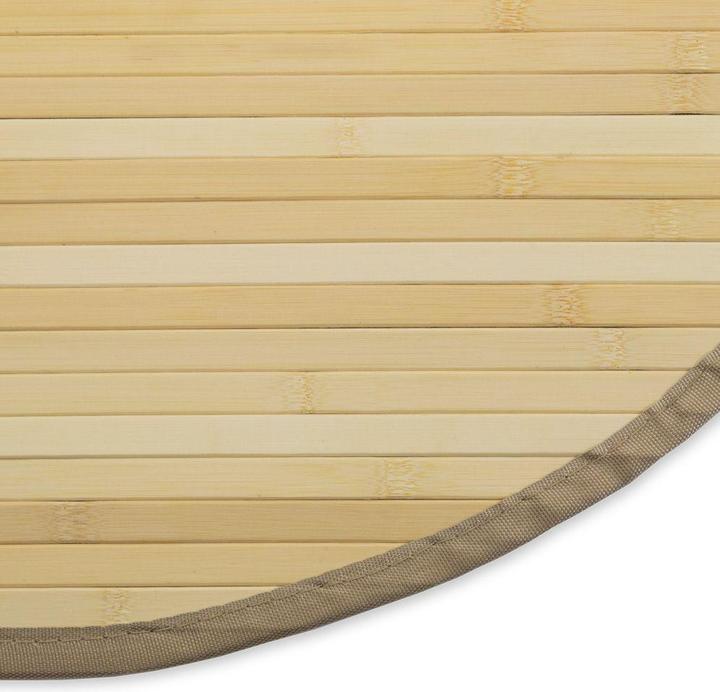 Actual product image Greendeco Bamboo mat 150cm round natural (150 x 150 cm)