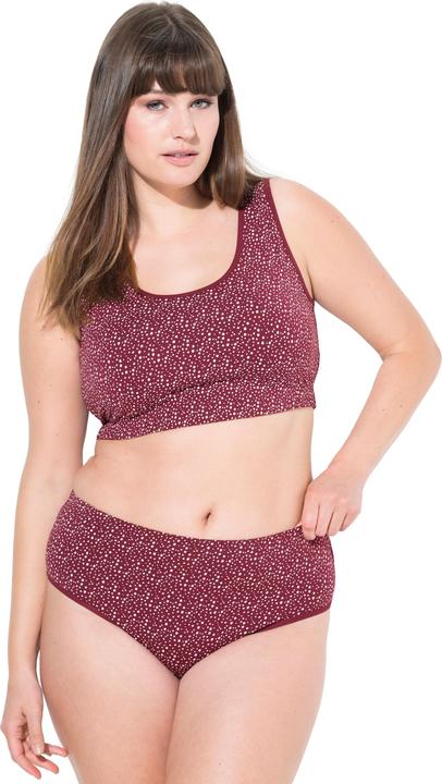 Produktbild Ulla Popken Midislips, 2er-Pack, uni/Punkte (42, 44)