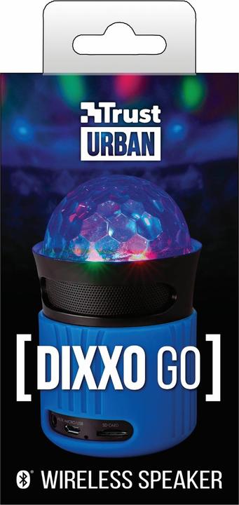 Produktbild Trust the Dixxo Go blue speaker (8 h, Batteriebetrieb)