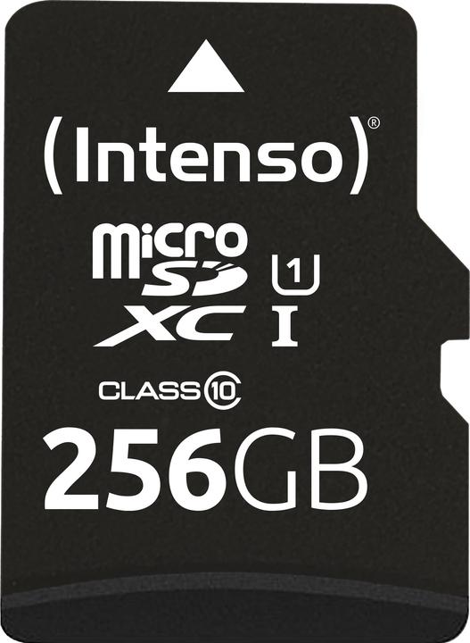 Immagine prodotto Intenso UHS-I Premium (256 GB, microSDXC, U1, UHS-I)