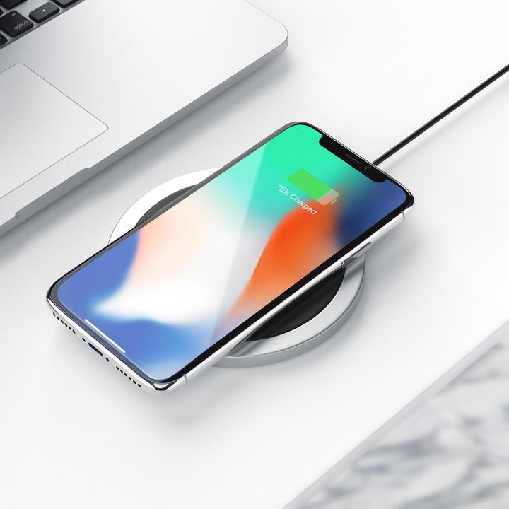 Produktbild Aplic Induktions Ladegerät, Qi Wireless Lader - Induktive Schnell-Ladestation, 10W Induktionsladegerät (10 W)